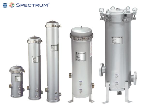 Spectrum Round Stainless Steel Filter Housings